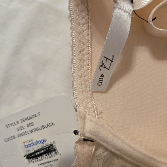 NWT French Affair Pink Lace Underwire Bra Size 40D - Picture 4 of 4